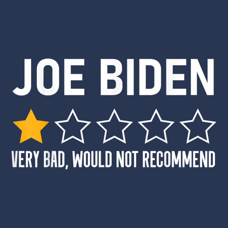 Funny Joe Biden 1 Star Review Very Bad Would Not Recommend T Shirt Men Denim Jacket | Artistshot