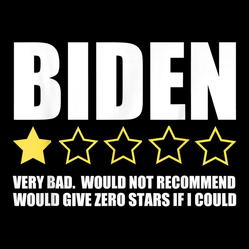 Funny Anti Joe Biden One Star Review Republican Political T Shirt Adjustable Cap | Artistshot