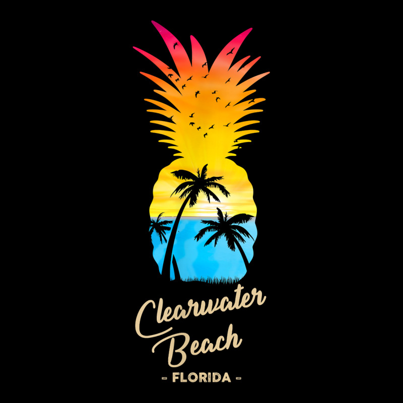 Clearwater Beach   Florida Souvenir   Pineapple Sunset T Shirt Toddler Sweatshirt by kogmor58594 | Artistshot