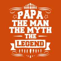 Papa The Man The Myth The Legend Slide Sandal | Artistshot