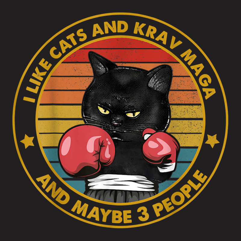 Krav Maga Tshirt Cat Tee Martial Art Israel Defense Forces T Shirt T-Shirt by atereabag | Artistshot