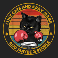 Krav Maga Tshirt Cat Tee Martial Art Israel Defense Forces T Shirt 3/4 Sleeve Shirt | Artistshot