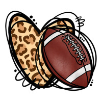 Leopard Football Love Heart Football Lover Football Season T Shirt Youth Sweatshirt | Artistshot