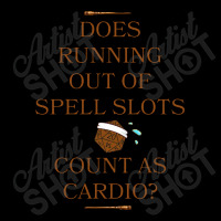 Does Running Out Of Spell Slots Count As Cardio Maternity Scoop Neck T-shirt | Artistshot