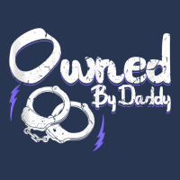 Owned By Daddy Bdsm Submissive Kinky Ddlg Handcuffs Tank Top Men Denim Jacket | Artistshot