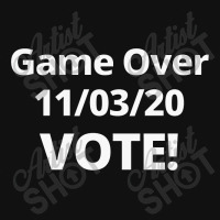 Game Over 11 03 20 Vote License Plate | Artistshot