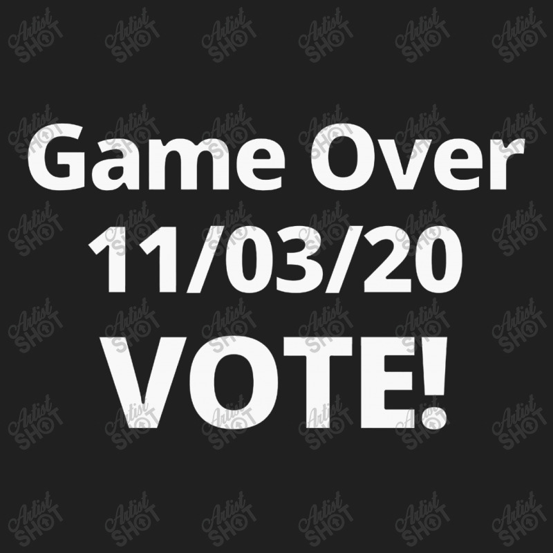 Game Over 11 03 20 Vote Drawstring Bags | Artistshot