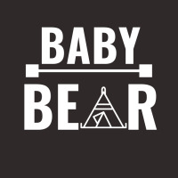 Family Bear Pregnancy Announcement Baby White Racerback Tank | Artistshot