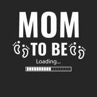 Mom To Be Loading White Ladies Fitted T-shirt | Artistshot