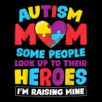 Autism Mom People Look Up Their Heroes Raising Mine Gift T Shirt Adjustable Cap | Artistshot