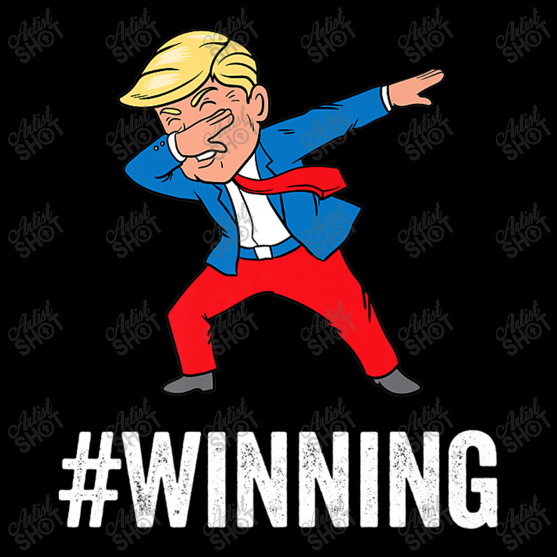 Trump Dabbing Winning V-neck Tee | Artistshot