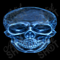 Electric Blue Skull Maternity Scoop Neck T-shirt | Artistshot