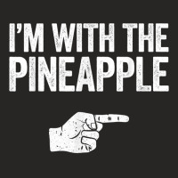 I'm With The Pineapple T Shirt T Shirt Ladies Fitted T-shirt | Artistshot