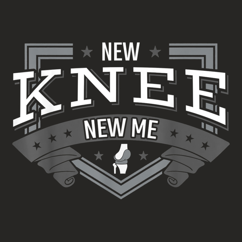 New Knee New Me Joint Replacement Arthroplasty Surgery Gift T Shirt Ladies Fitted T-Shirt by atereabag | Artistshot