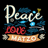 Passover Peace Love Matzo Funny Seder Jewish Holiday T Shirt Men's Long Sleeve Pajama Set | Artistshot