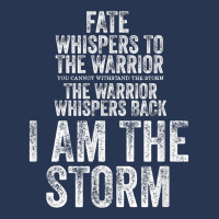 Fate Whispers To Warrior I Am The Storm Quote Gritty Fighter T Shirt Men Denim Jacket | Artistshot