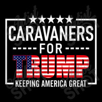 Caravaners For Trump Conservative Fleece Short | Artistshot