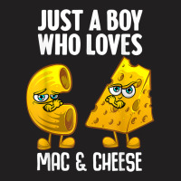 Funny Mac And Cheese Design For Boys Men Macaroni Cheese T Shirt T-shirt | Artistshot