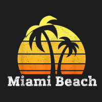 Vintage Retro Miami Beach Florida T Shirt Classic T-shirt | Artistshot