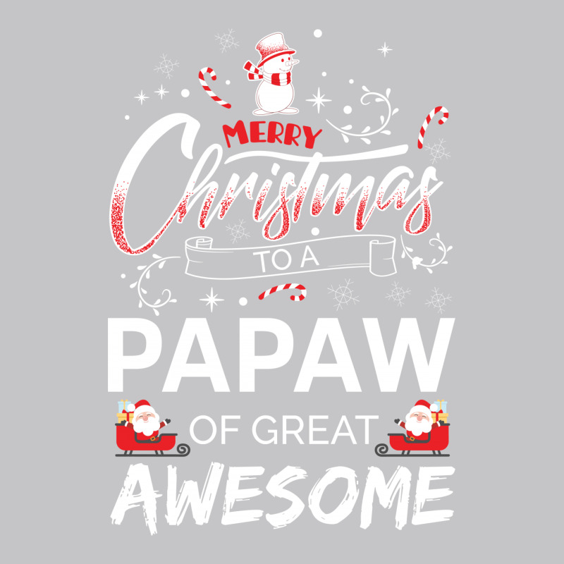 Merry Christmas To Pawpaw Of Great Awesome Baby Bodysuit | Artistshot