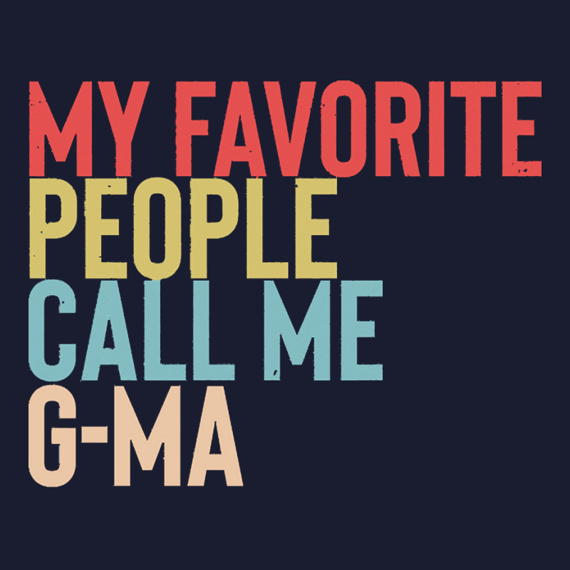 Mothers Day Gift Ideas T  Shirt My Favorite People Calls Me G Ma Shirt Women's V-Neck T-Shirt by tallblocks | Artistshot