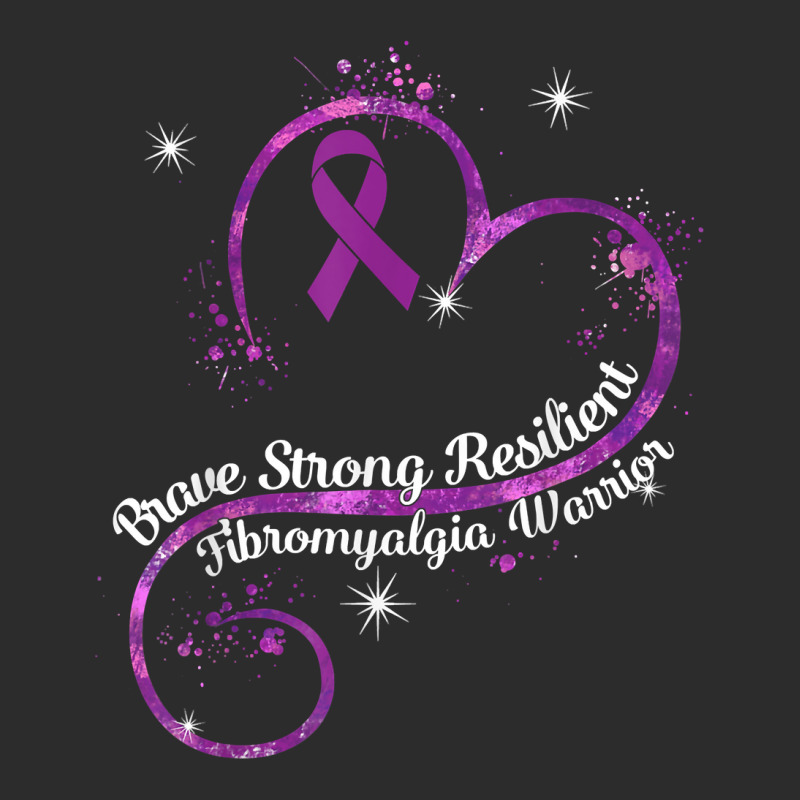 Brave Strong Resilient Fibromyalgia Warrior Awareness Purple T Shirt Exclusive T-shirt | Artistshot