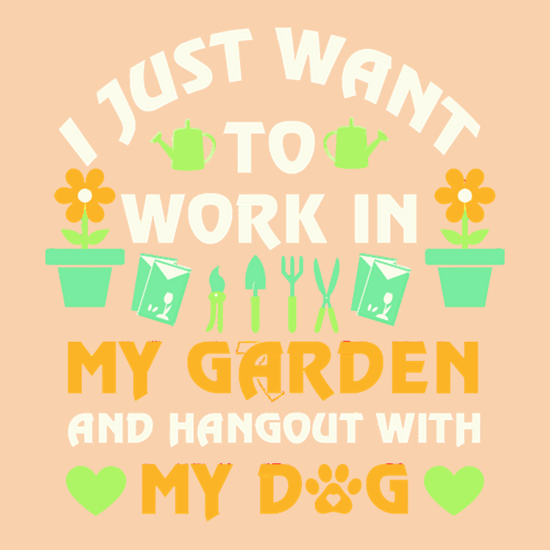 I Just Want To Work In My Garden T  Shirt I Just Want To Work In My Ga Cropped Hoodie by brekkeelton | Artistshot