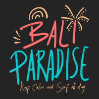 Summer 2021 T  Shirt Bali Paradise, Keep Calm, And Surf All Day T  Shi 3/4 Sleeve Shirt | Artistshot