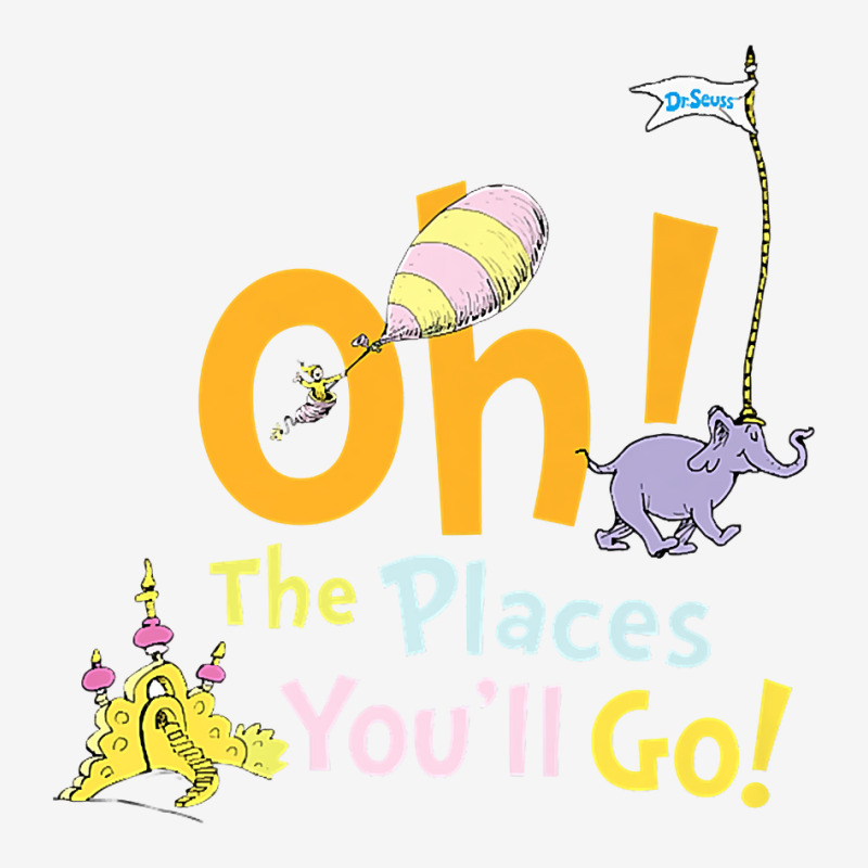 Dr. Seuss Oh The Places You'll Go Premium T Shirt Skinny Tumbler By ...