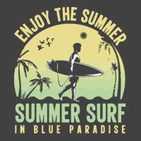 Summer 2021 T  Shirt Enjoy The Summer, Summer Surf In Blue Paradise T Vintage T-shirt | Artistshot