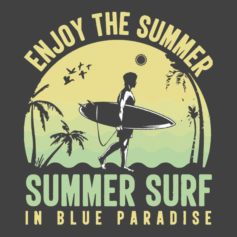 Summer 2021 T  Shirt Enjoy The Summer, Summer Surf In Blue Paradise T Vintage T-Shirt by shanie31601 | Artistshot