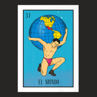 El Mundo Lottery Card Gift The World Card Mexican Lottery Premium T Sh Ladies Fitted T-shirt | Artistshot