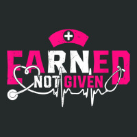 Earned Not Given Proud To Be A Rn Registered Nurse T Shirt Women's Triblend Scoop T-shirt | Artistshot