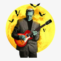 Frankenguitar Frankenstein Plays Electric Guitar Halloween Premium T S Ladies Fitted T-shirt | Artistshot