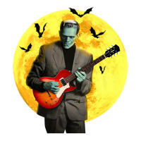 Frankenguitar Frankenstein Plays Electric Guitar Halloween Premium T S Crop Top | Artistshot