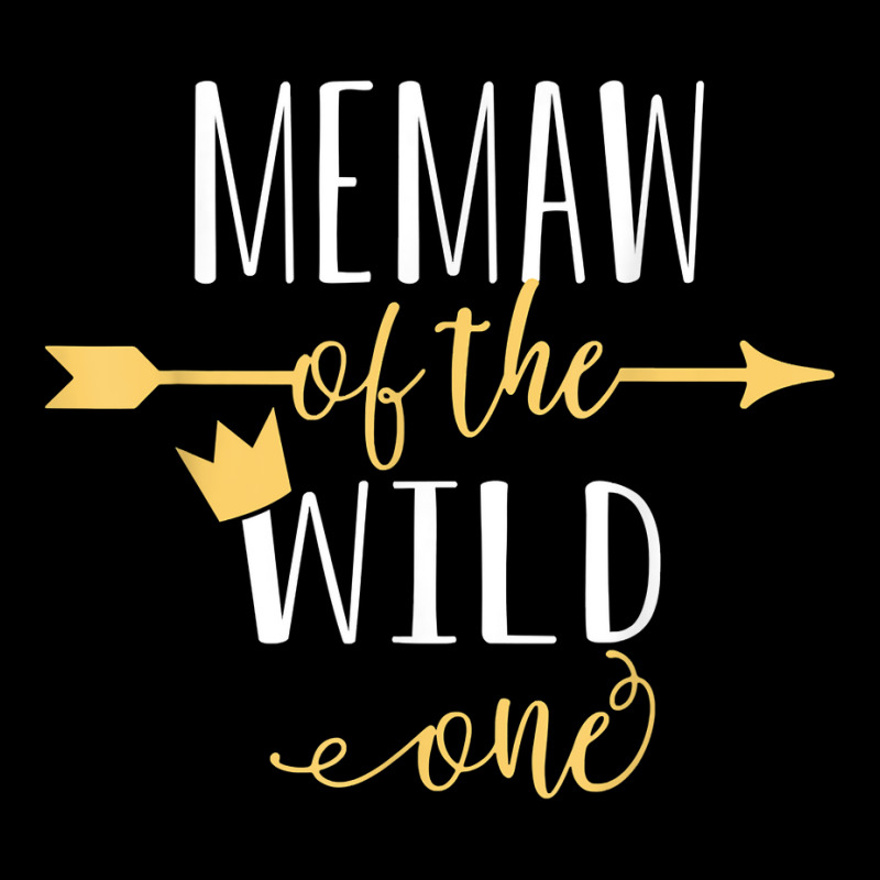 Memaw Of The Wild One Daughter Matching Family T Shirt V-neck Tee | Artistshot