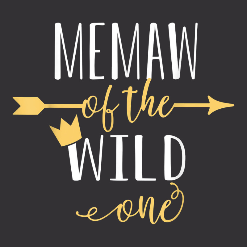 Memaw Of The Wild One Daughter Matching Family T Shirt Vintage Hoodie | Artistshot