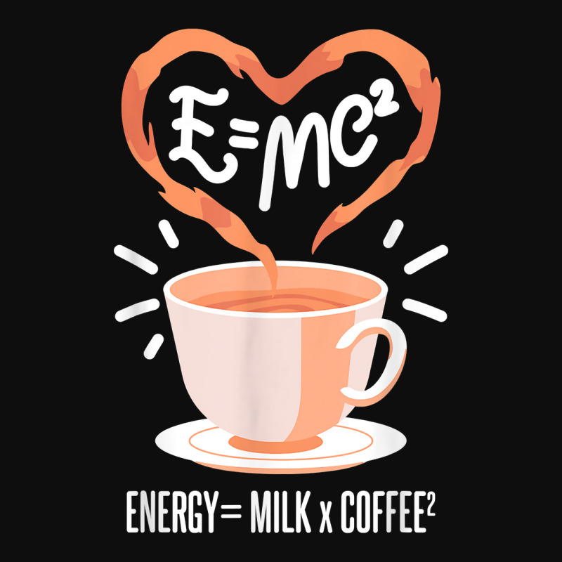 Funny Coffee, Coffee Equation, Energy, Milk And Coffee T Shirt Crop Top by atereabag | Artistshot