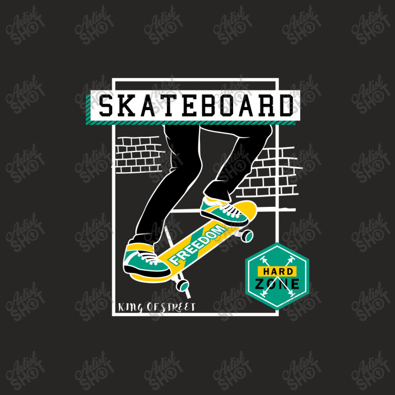 Skate Ladies Fitted T-Shirt by Disgus_Thing | Artistshot