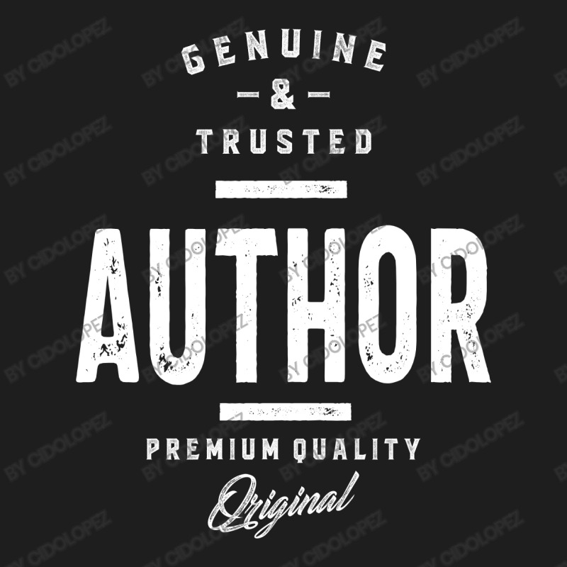 Genuine And Trusted Author Job Title Gift Classic T-shirt by cidolopez | Artistshot