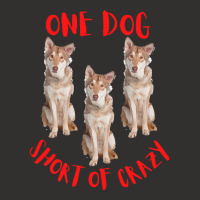 One Dog Short Of Crazy T  Shirtone Dog Short Of Crazy T  Shirt Champion Hoodie | Artistshot