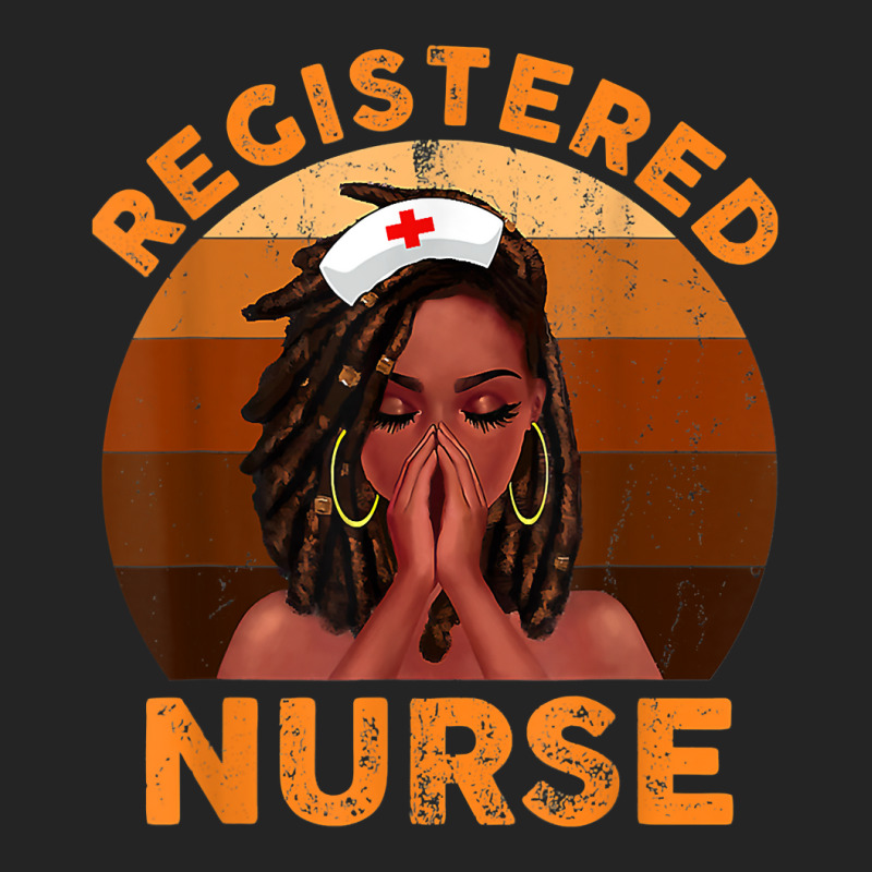 Retro Registered Nurse Black Girl Magic Black History Month T Shirt 3/4 Sleeve Shirt | Artistshot