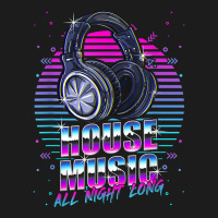 House Music All Night Long Emd Techno Bass Fan Headphones Dj T Shirt Hoodie & Jogger Set | Artistshot