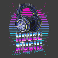 House Music All Night Long Emd Techno Bass Fan Headphones Dj T Shirt Men's Polo Shirt | Artistshot