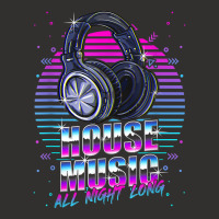 House Music All Night Long Emd Techno Bass Fan Headphones Dj T Shirt Champion Hoodie | Artistshot