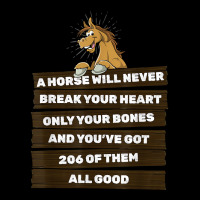 A Horse Will Never Break Your Heart   Horseback Riding Horse T Shirt Adjustable Cap | Artistshot