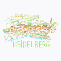 Heidelberg Germany Unique Hand Drawn Art Gift Men Women T Shirt T-shirt | Artistshot