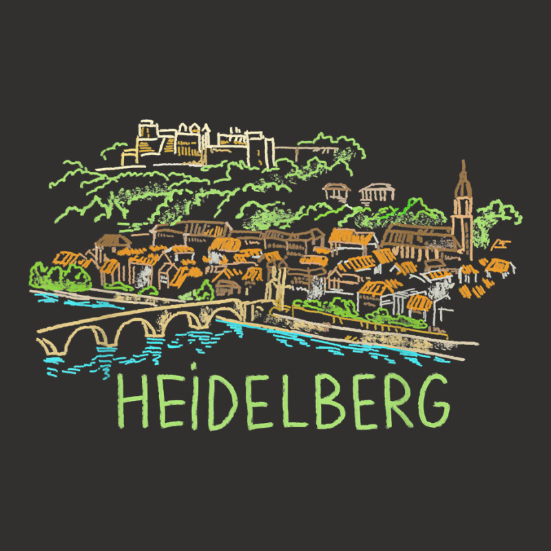 Heidelberg Germany Unique Hand Drawn Art Gift Men Women T Shirt Champion Hoodie | Artistshot