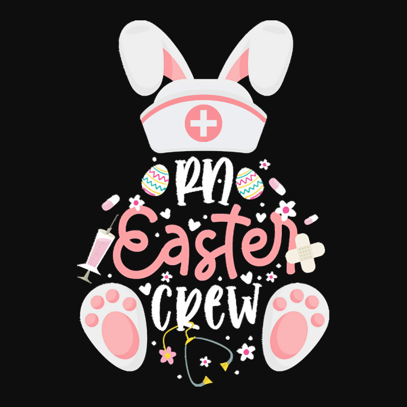 Easter Bunny T  Shirt R N Easter Day Nurse Crew Bunny Registered Nurse Crop Top | Artistshot