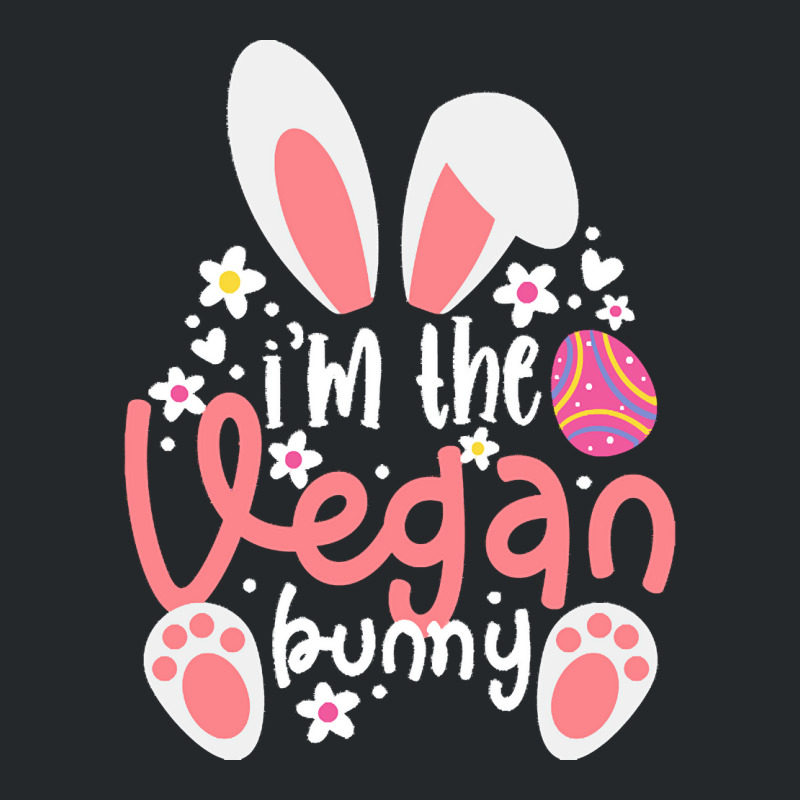 Vegan Design T  Shirt Bunny Ears I'm The Vegan Bunny Matching Easter V Crewneck Sweatshirt by catharine74533 | Artistshot